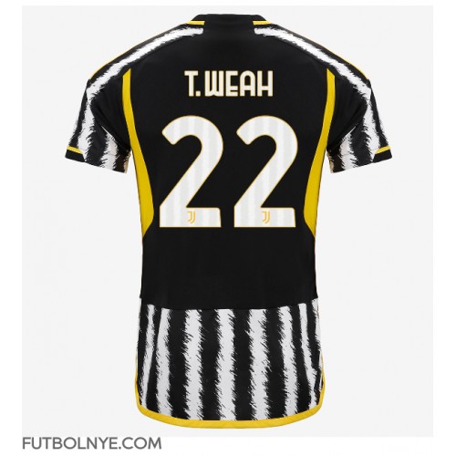 Camiseta Juventus Timothy Weah #22 Primera Equipación 2023-24 manga corta